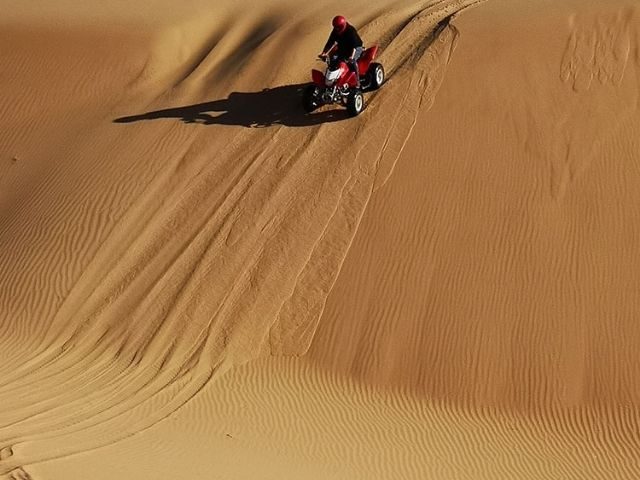 Quad biking in the Dunes